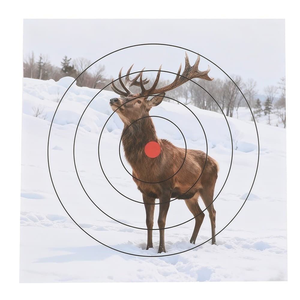 Archery Target Paper Face Animal Arrow Bow Shooting 40x40CM
