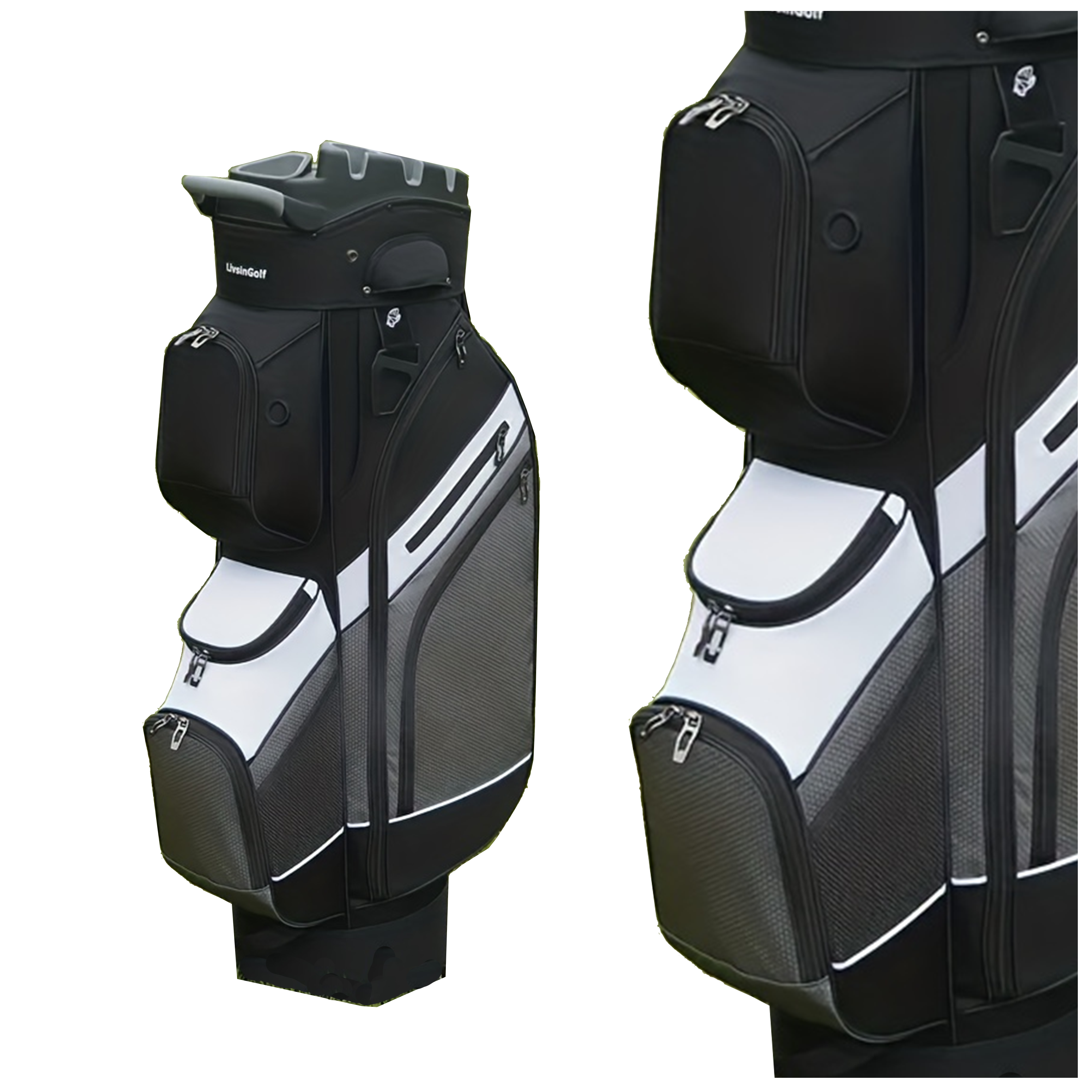 Golf Club Bag Course Use Case 14-Way Dividers 7 Pocket Polyester Golf 