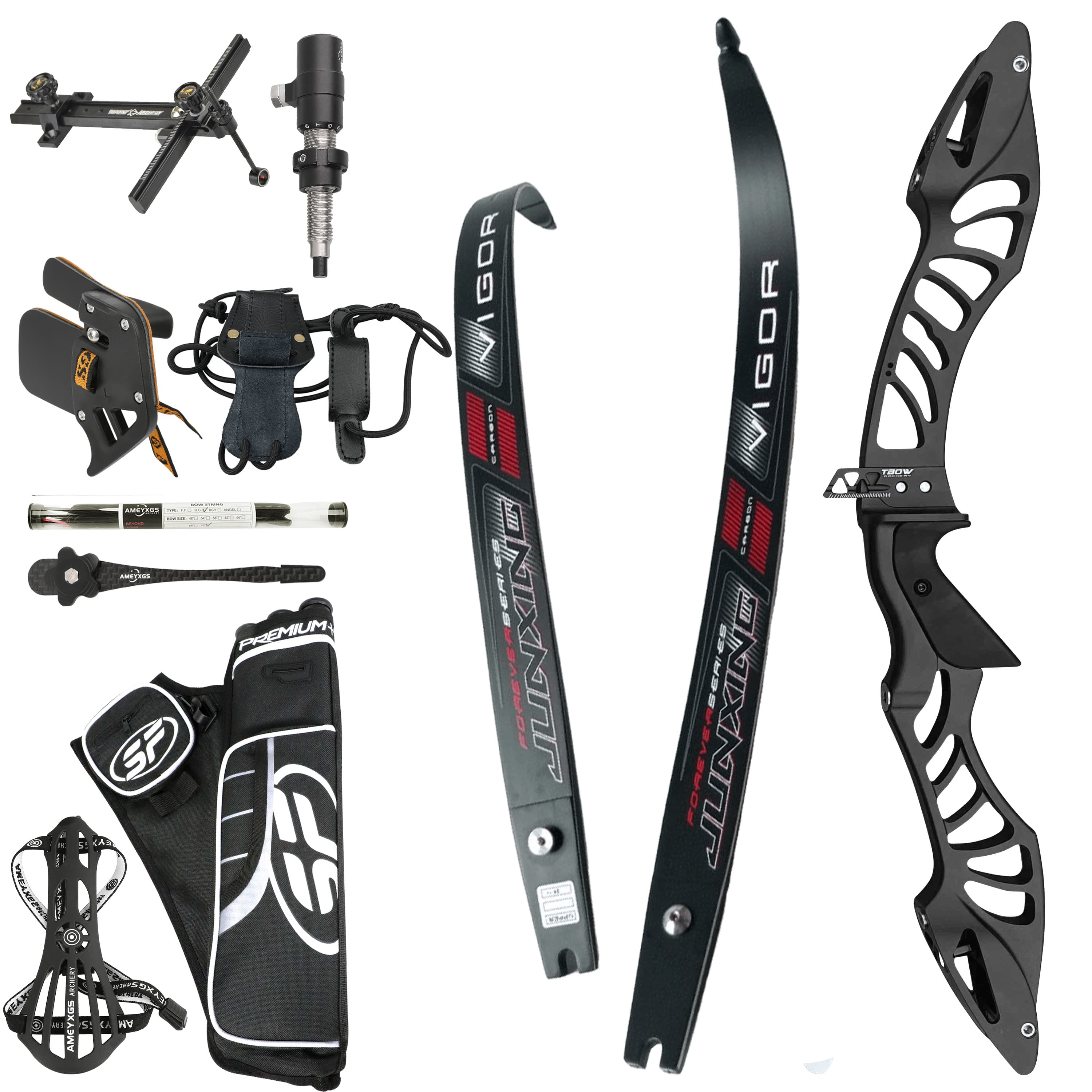 JUNXING H7 ILF Recurve Bow Set 68 inch 18-40lbs