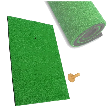 Mini Golf Practice Mat Portable Artificial Turf Training Pad Tee 