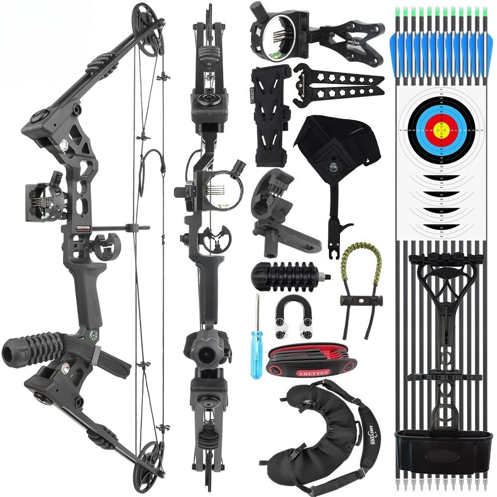 Junxing X8 Compound Bow Set - 20-70 lbs Adjustable