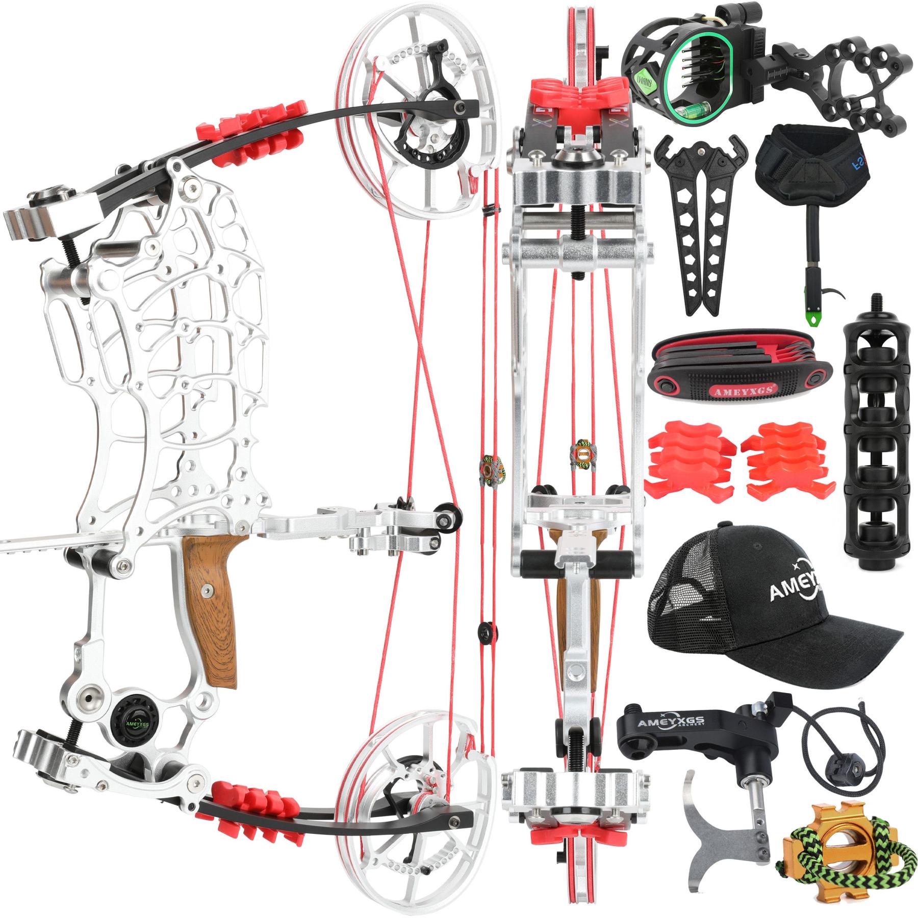 Nano Dual-Use Bow, 7075 Aviation Aluminum, 30-70 lbs, 420 FPS
