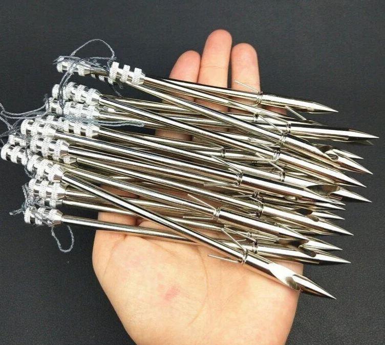 AME ARCHER Stainless Steel Bowfishing Darts (12pcs)
