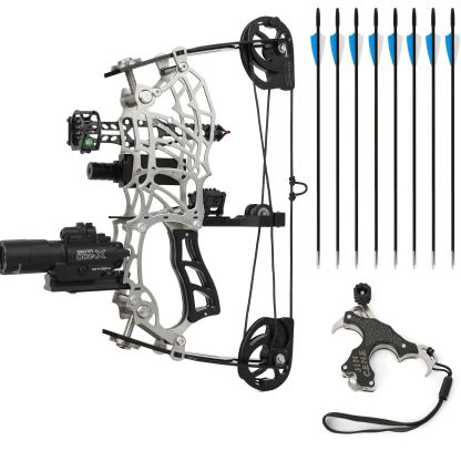 AME ARCHERY Short Axle Compound Bow (Style A) – Adjustable 15–32lbs(Mini Bow)