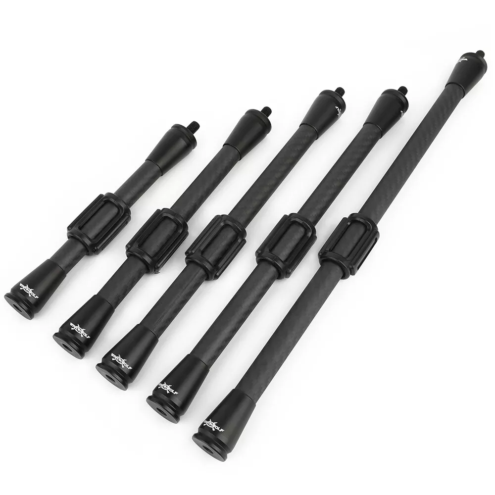 Stabilizzatore In Carbonio Per Arco 3/4/5 Pollici: Riduci Vibrazioni E Migliora La Precisione (Barra, Extender)