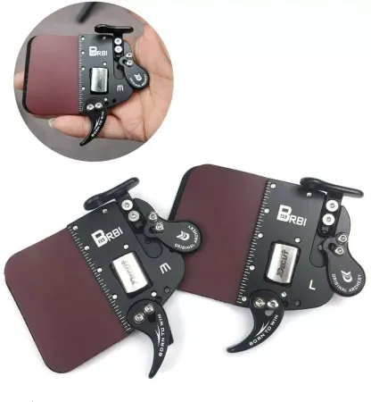 Decute Barebow Archery Finger Tab Cow Leather RH LH 