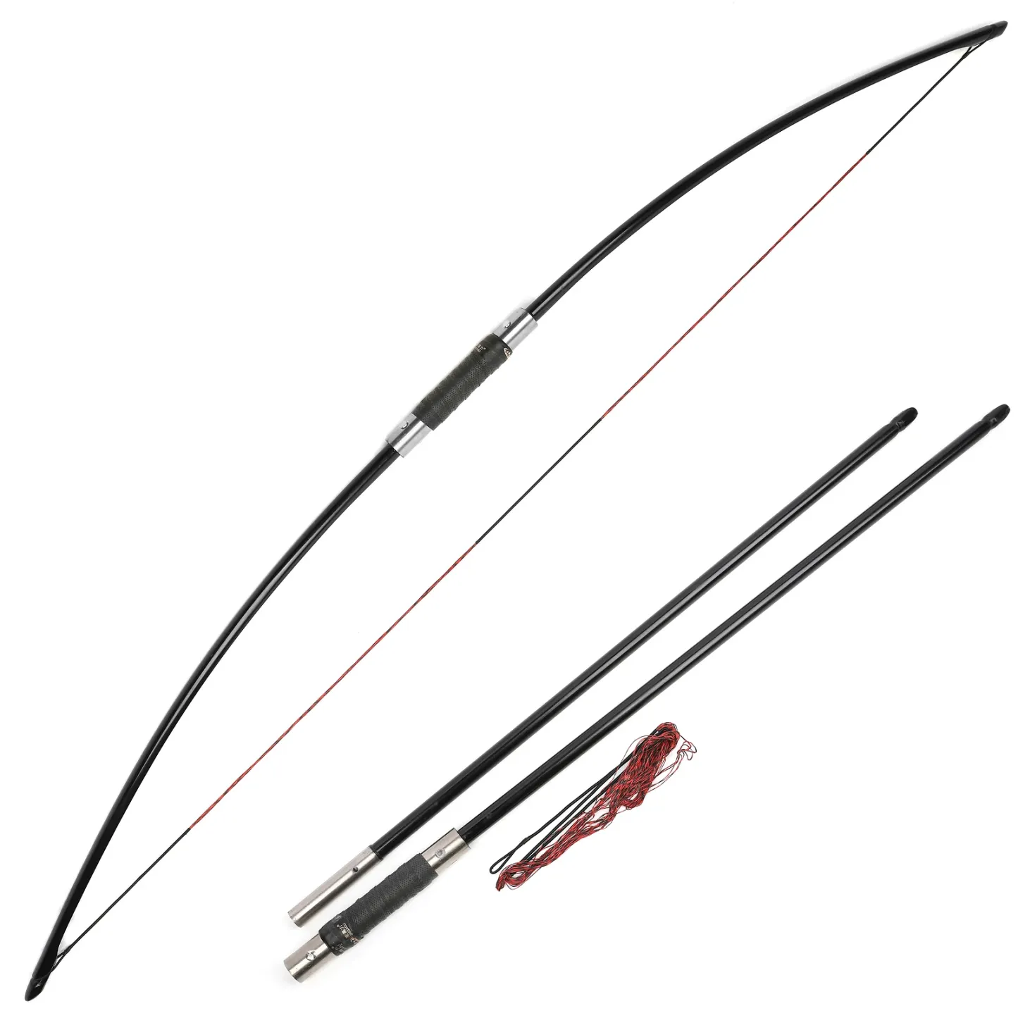 AME ARCHERY Traditional  Longbow Takedown Design RH/LH Arrows Full Set