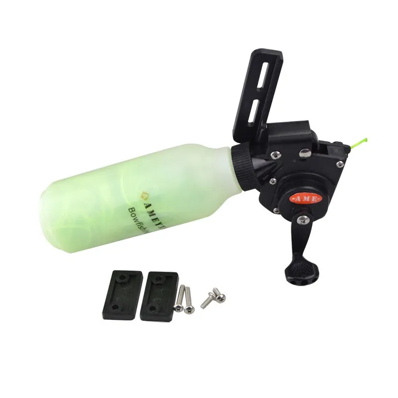 AME Bow Fishing Reel – 40m Line, ABS & Aluminum Alloy Construction for Compound & Recurve Bows