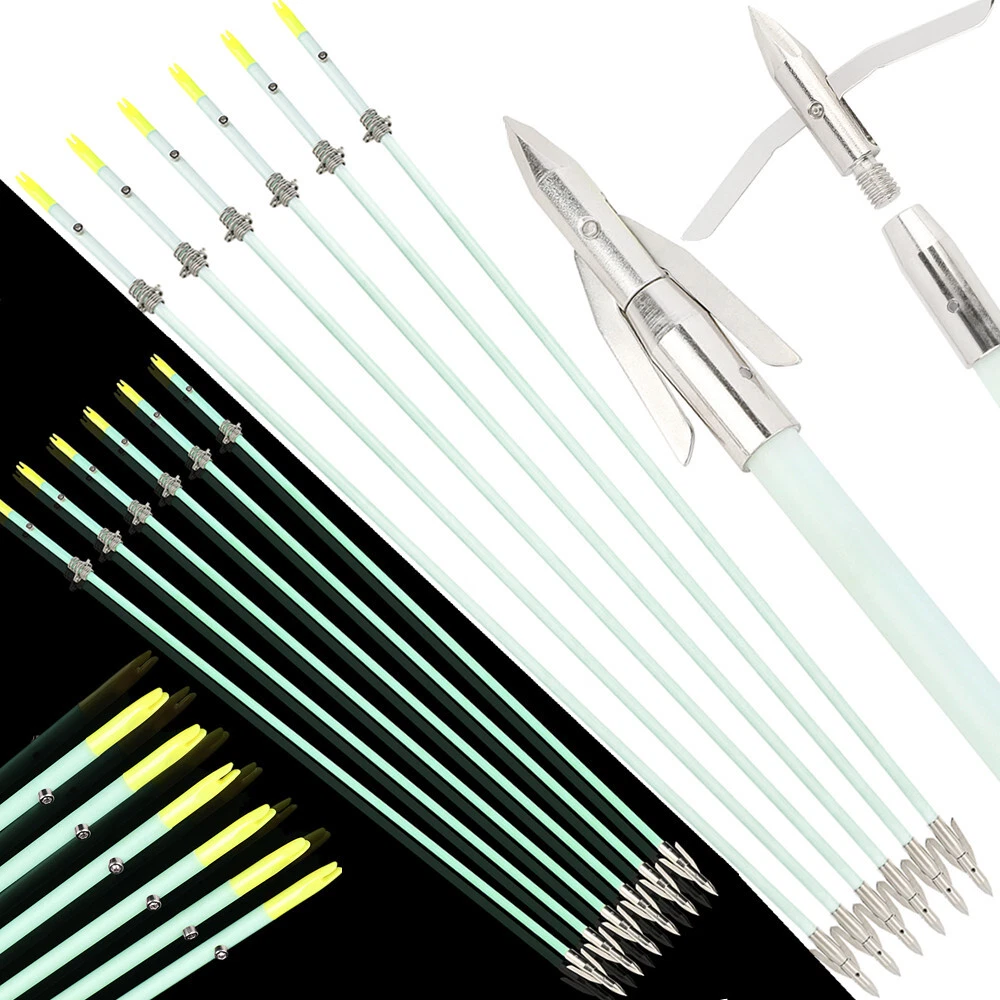 AME Archery Night-Glow Bowfishing Arrow (12pcs)
