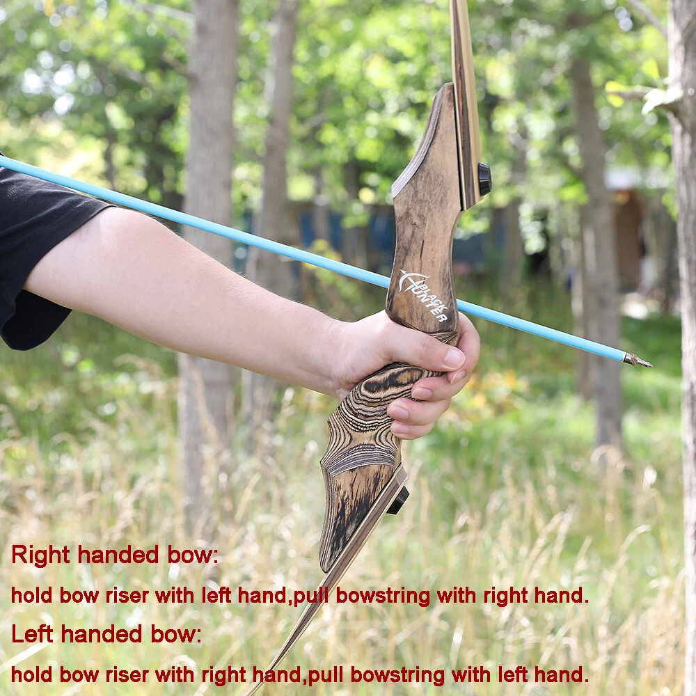 Blackhunter 60" Takedown Recurve Bow 20–60lbs Bow and Arrows Set