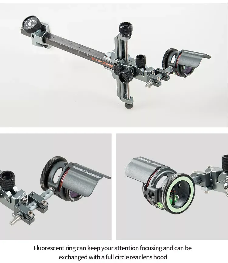 TOPOINT TP8750 Compound Bow Scope With Lens-TP8750
