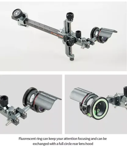 TOPOINT TP8750 Compound Bow Scope With Lens-TP8750