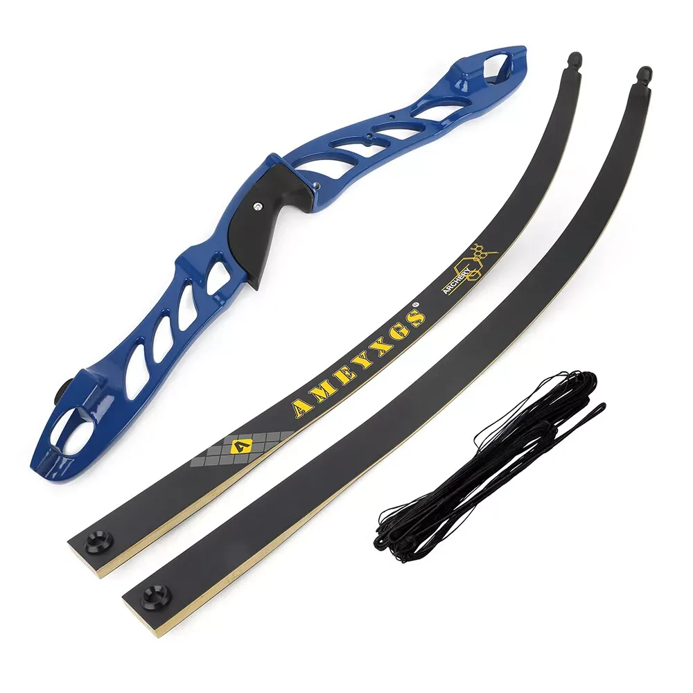 AME 66" 68" 70" Recurve Bow Arrows Set 14-40lbs Takedown Bow Target Archery Hunting