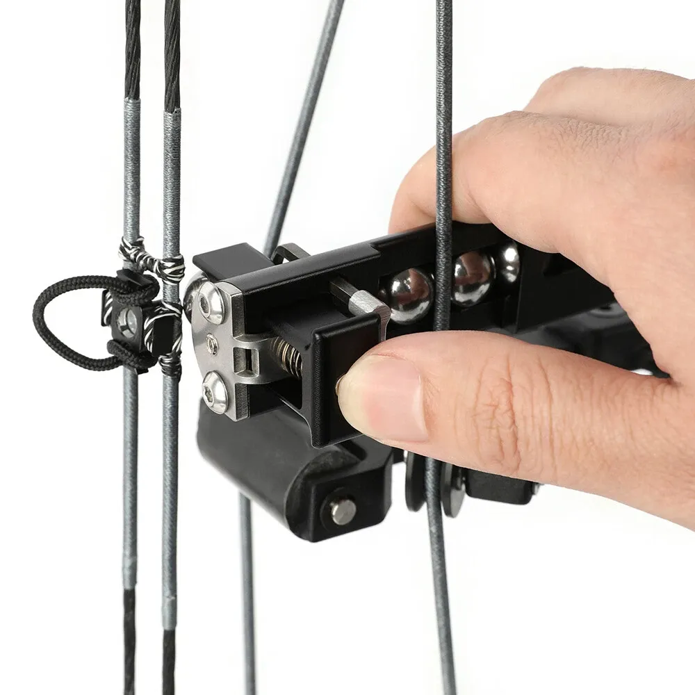 AME ARCHERY Rapid Marble Launcher Shooting Tool for Dual-Purpose Compound Bows – Black