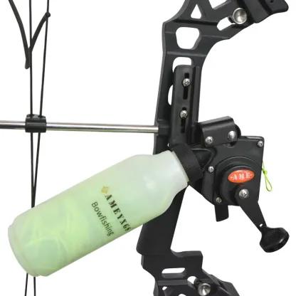 AME Bow Fishing Reel – 40m Line, ABS & Aluminum Alloy Construction for Compound & Recurve Bows