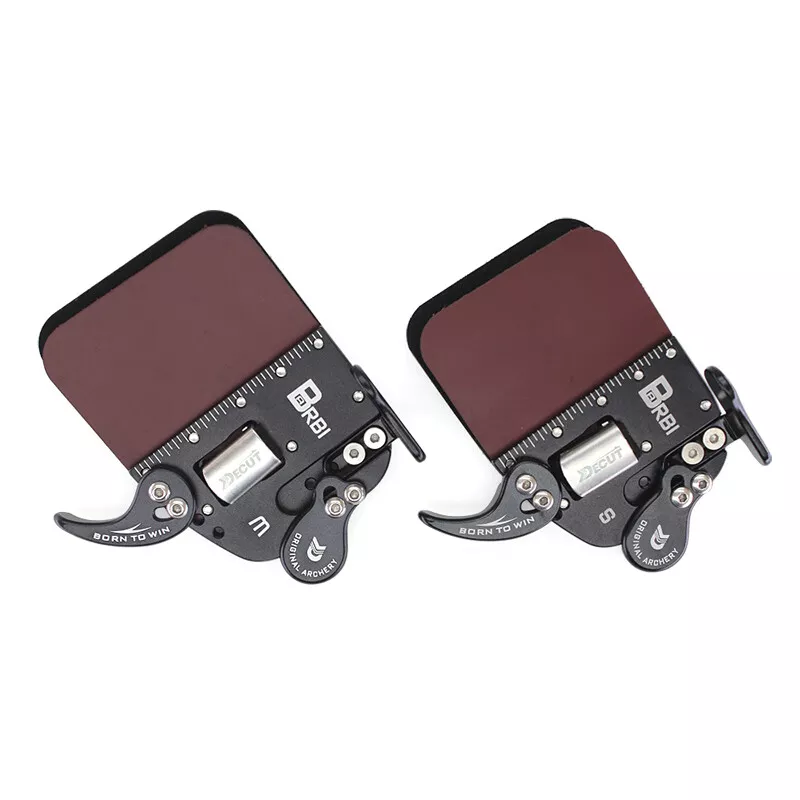 Decute Barebow Archery Finger Tab Cow Leather RH LH 