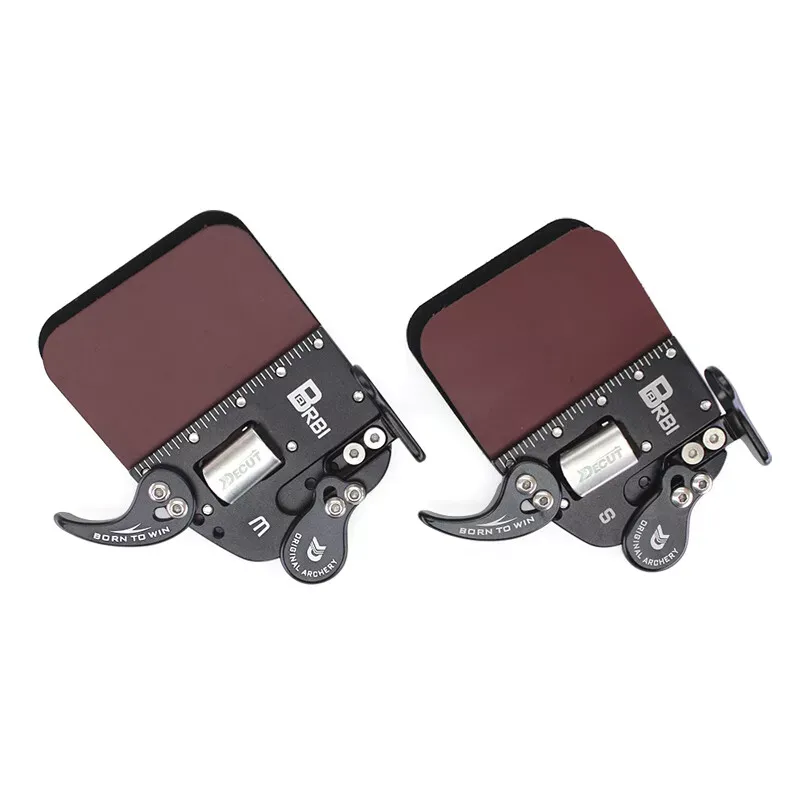 Decute Barebow Archery Finger Tab Cow Leather RH LH 