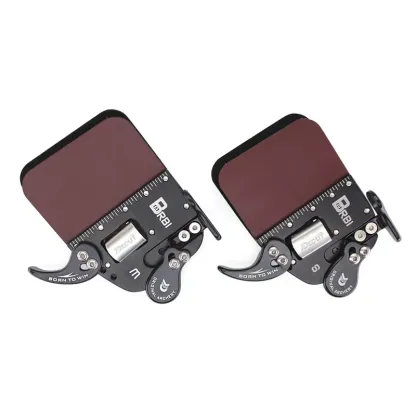 Decute Barebow Archery Finger Tab Cow Leather RH LH 
