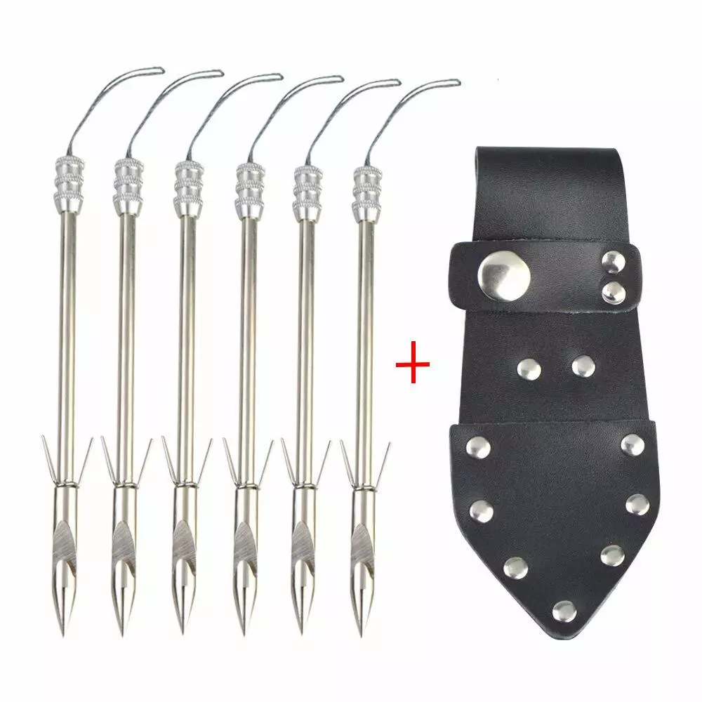 AME ARCHER Stainless Steel Bowfishing Darts (12pcs)