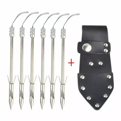 AME ARCHER Stainless Steel Bowfishing Darts (12pcs)