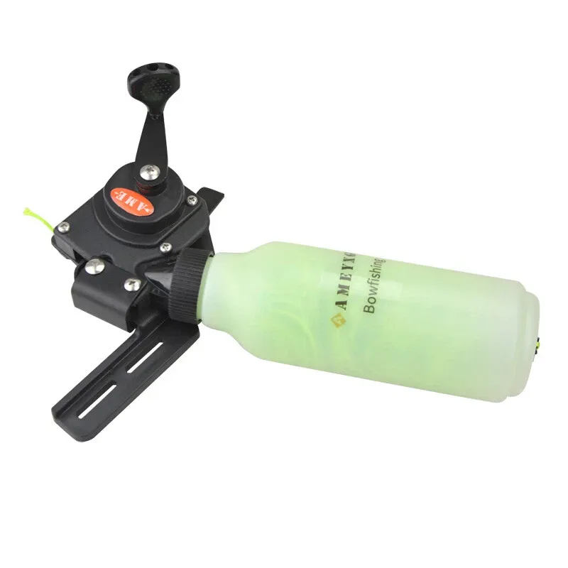 AME Bow Fishing Reel – 40m Line, ABS & Aluminum Alloy Construction for Compound & Recurve Bows