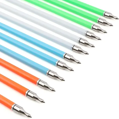 AME ARCHERY Carbon Arrows – 4" Turkey Feathers, Spine 500/600(12pcs)