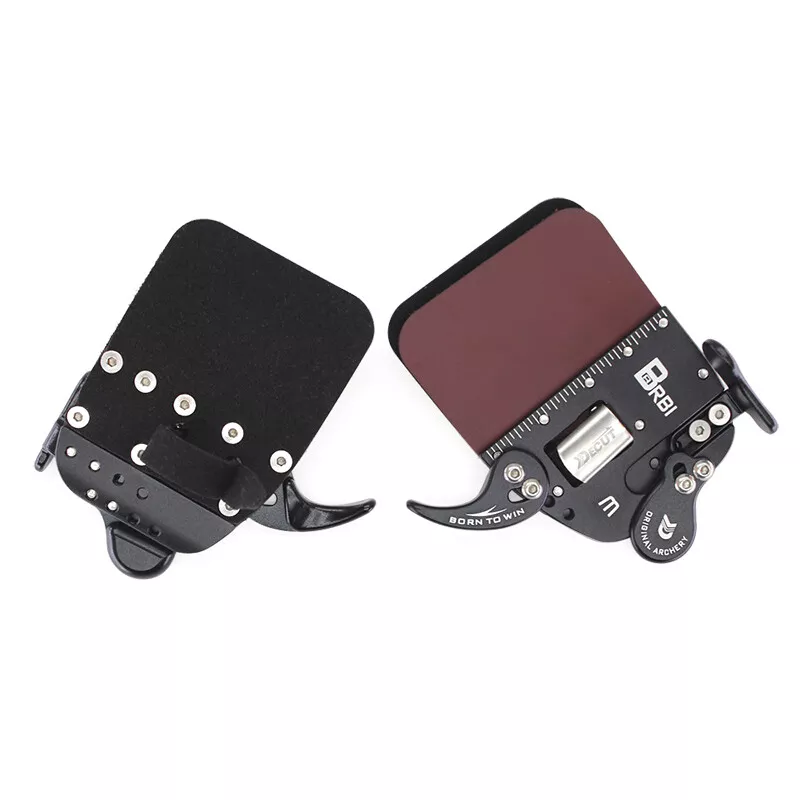 Decute Barebow Archery Finger Tab Cow Leather RH LH 