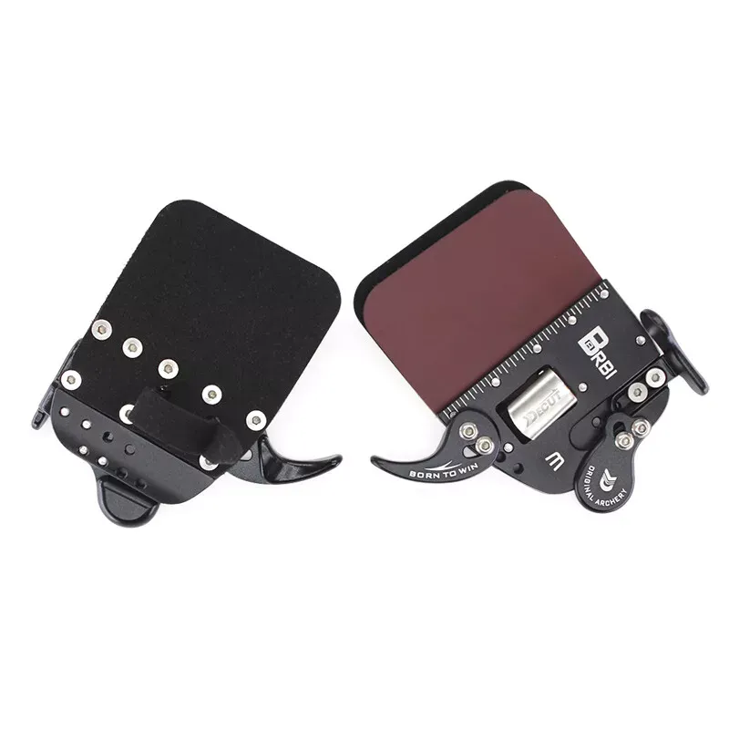 Decute Barebow Archery Finger Tab Cow Leather RH LH 