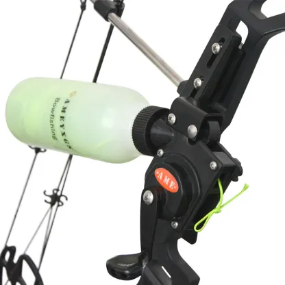 AME Bow Fishing Reel – 40m Line, ABS & Aluminum Alloy Construction for Compound & Recurve Bows