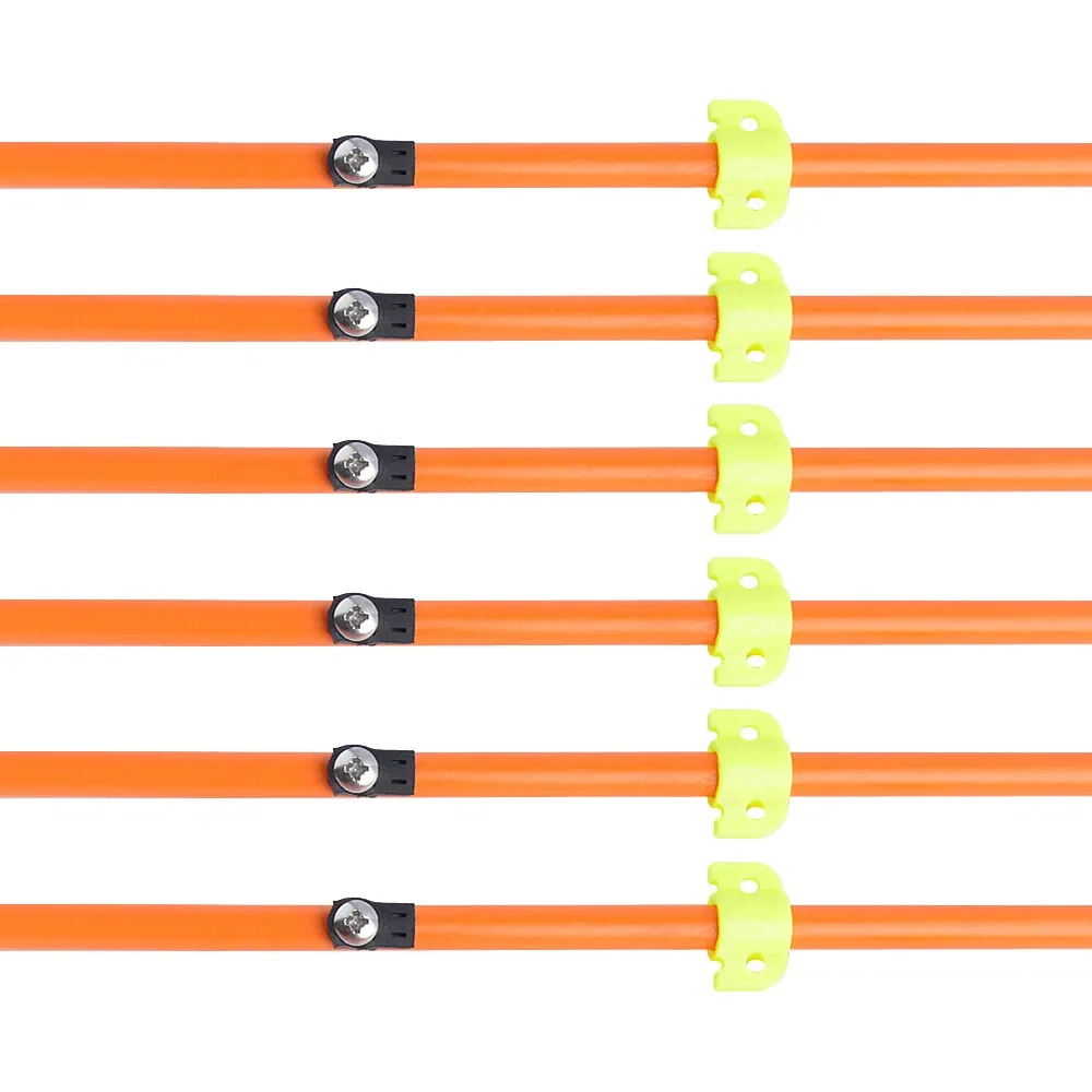 AME ARCHERY Bowfishing Arrows – 32.5" Solid Fiberglass Shaft with Barbed Broadhead (12pcs)