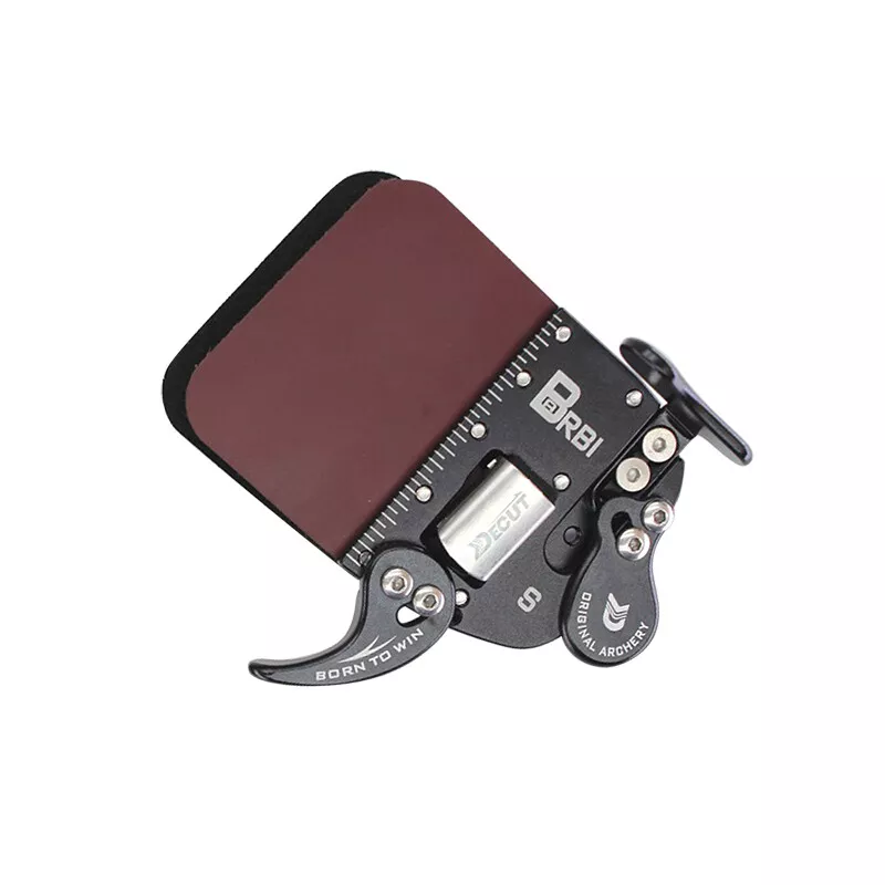 Decute Barebow Archery Finger Tab Cow Leather RH LH 