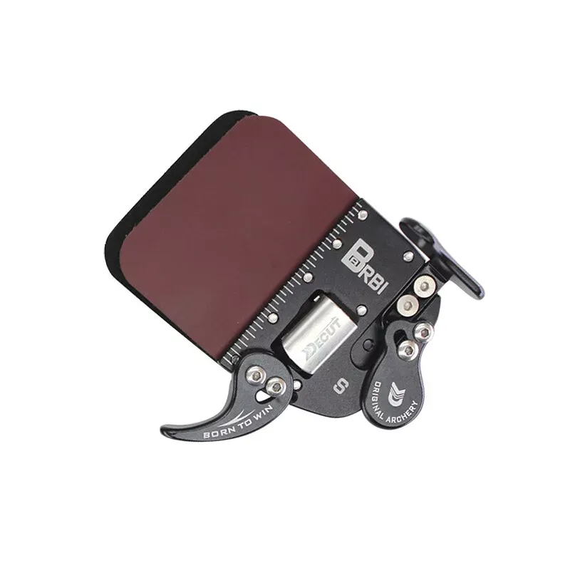 Decute Barebow Archery Finger Tab Cow Leather RH LH 