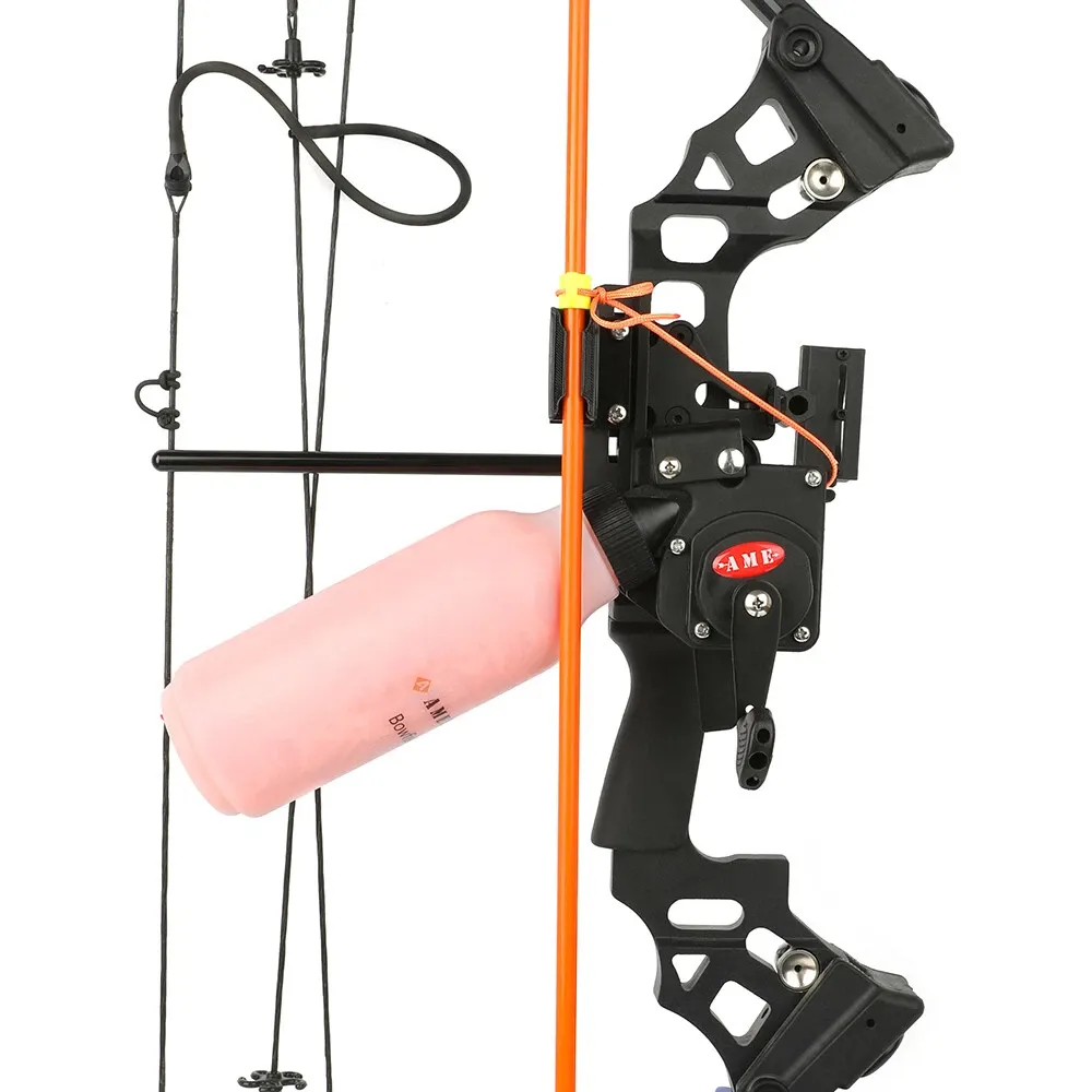 AME Bow Fishing Reel – 40m Line, ABS & Aluminum Alloy Construction for Compound & Recurve Bows
