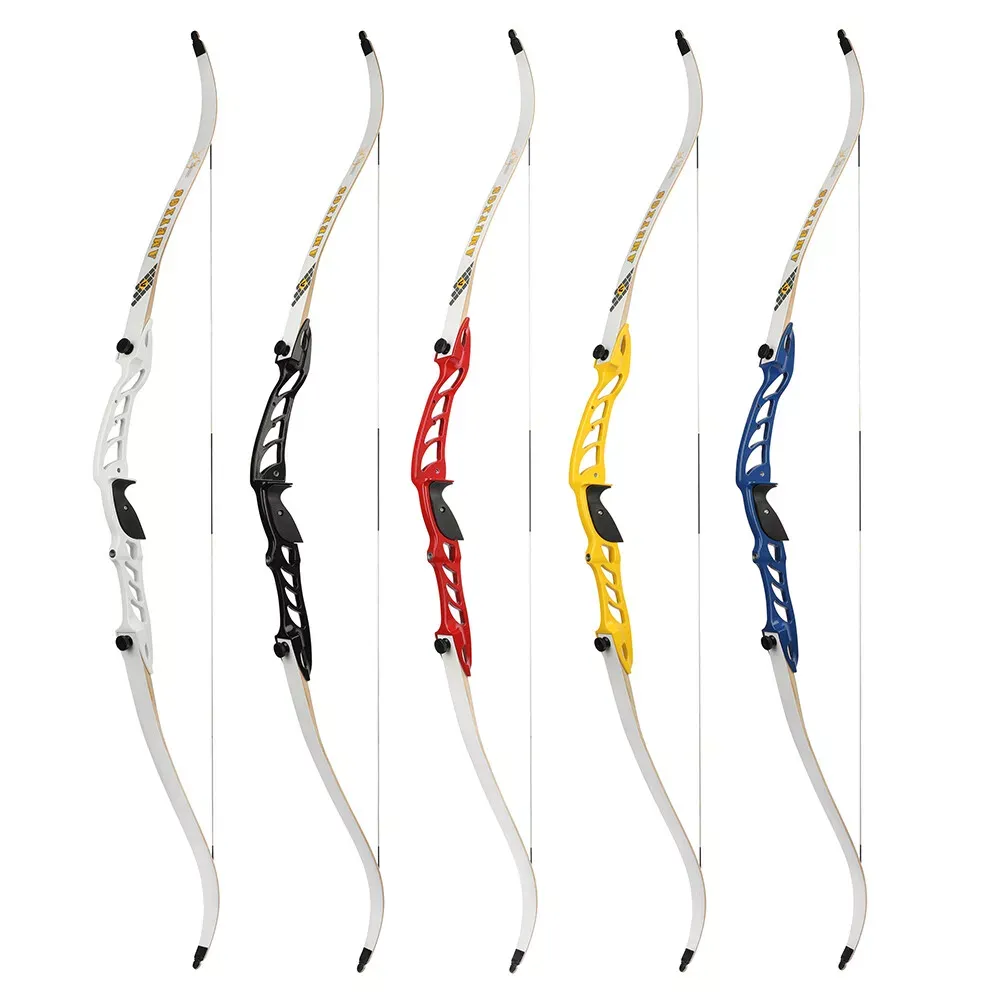 AME 66" 68" 70" Recurve Bow Arrows Set 14-40lbs Takedown Bow Target Archery Hunting