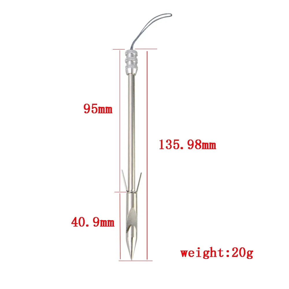 AME ARCHER Stainless Steel Bowfishing Darts (12pcs)
