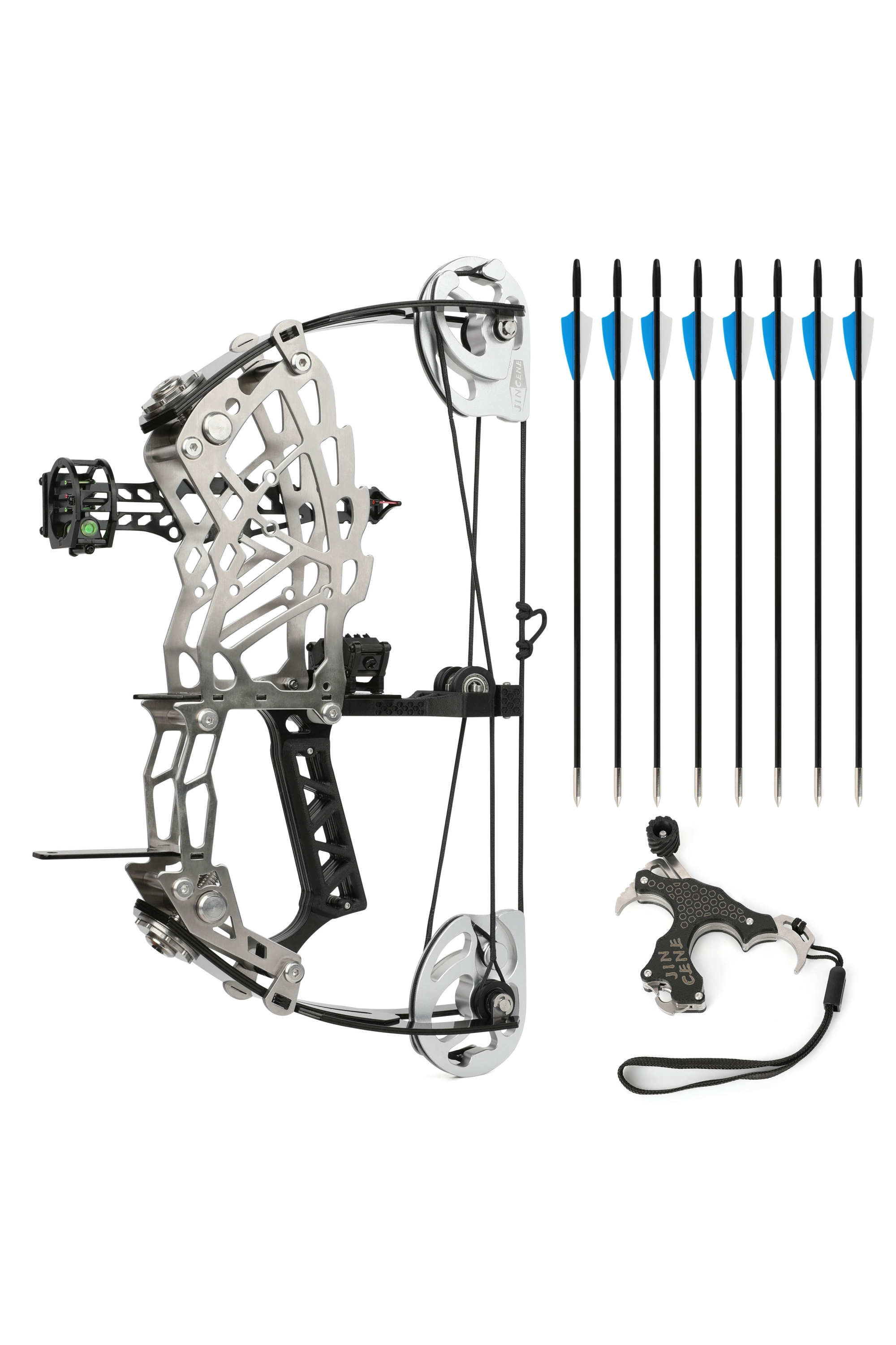 15-32lbs Adjustable Mini Compound Bow Arrow Set Archery Shooting