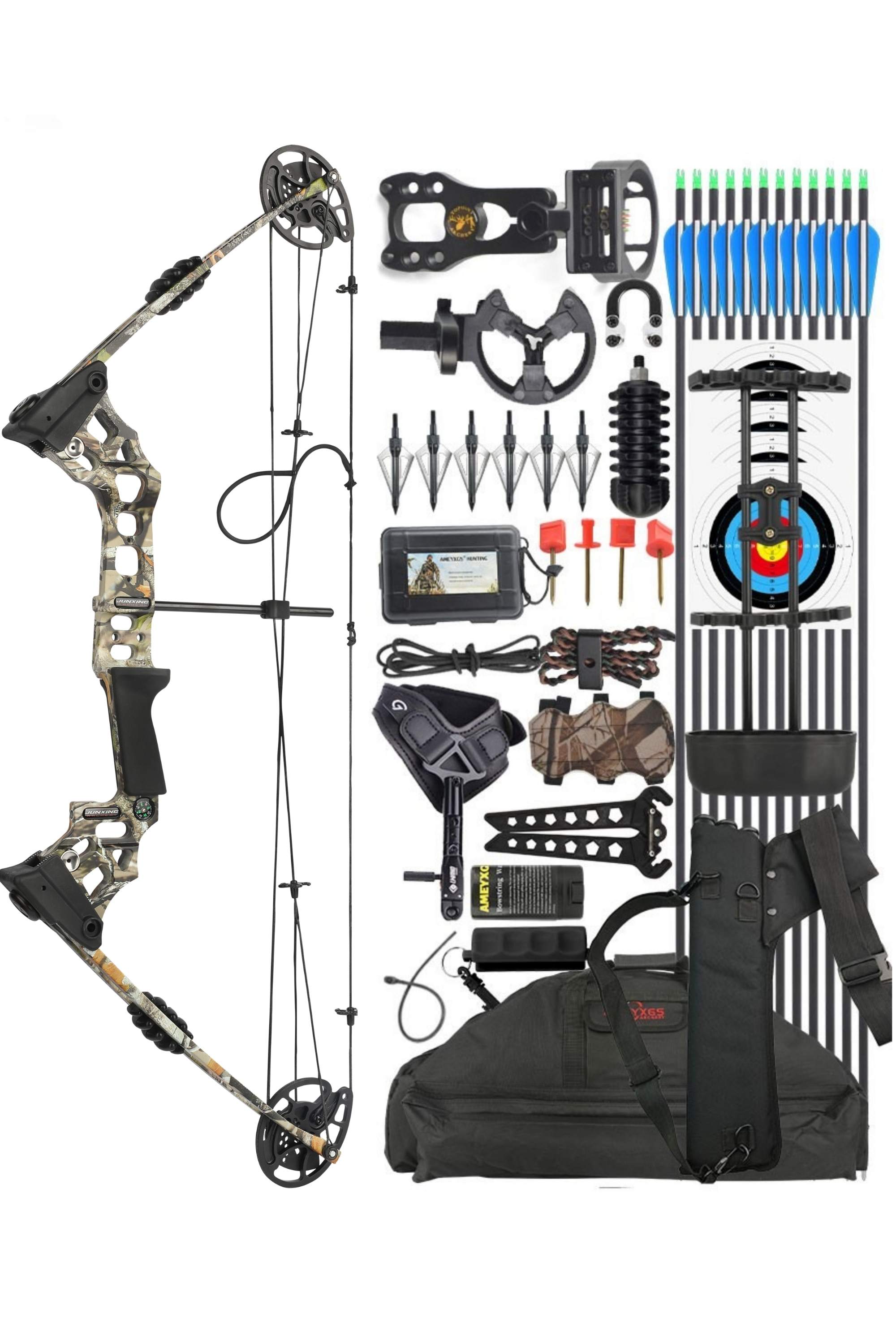 Junxing Dragon X8 20-70Lbs Archery Hunting Compound Bow