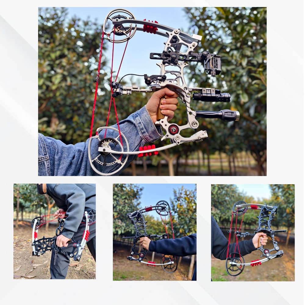 Tuolu 30-75Lbs CNC Hunting Dual-Purpose Compound Bow Set