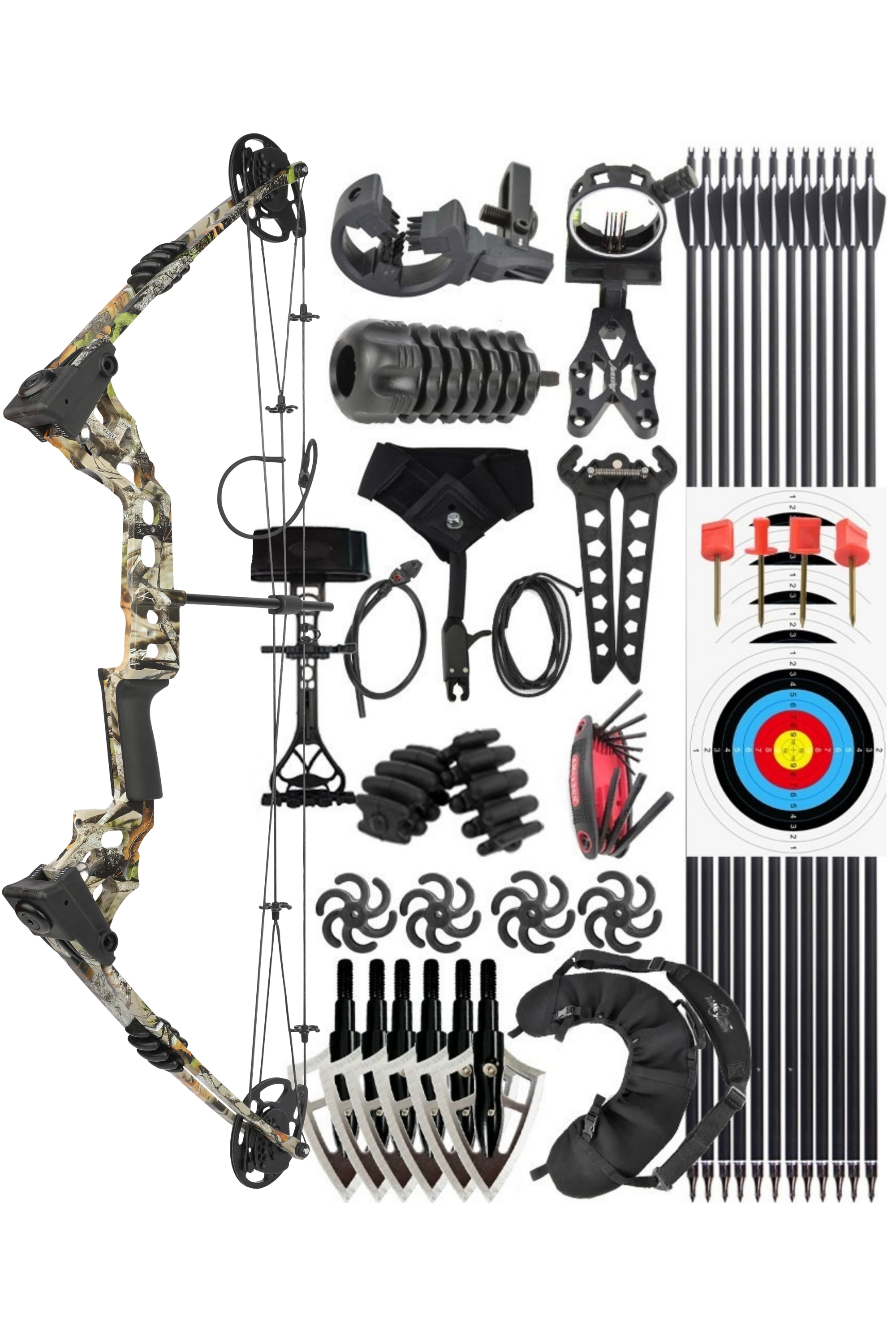 [Copy]Junxing X8 20-70Lbs Archery Hunting Compound Bow Set
