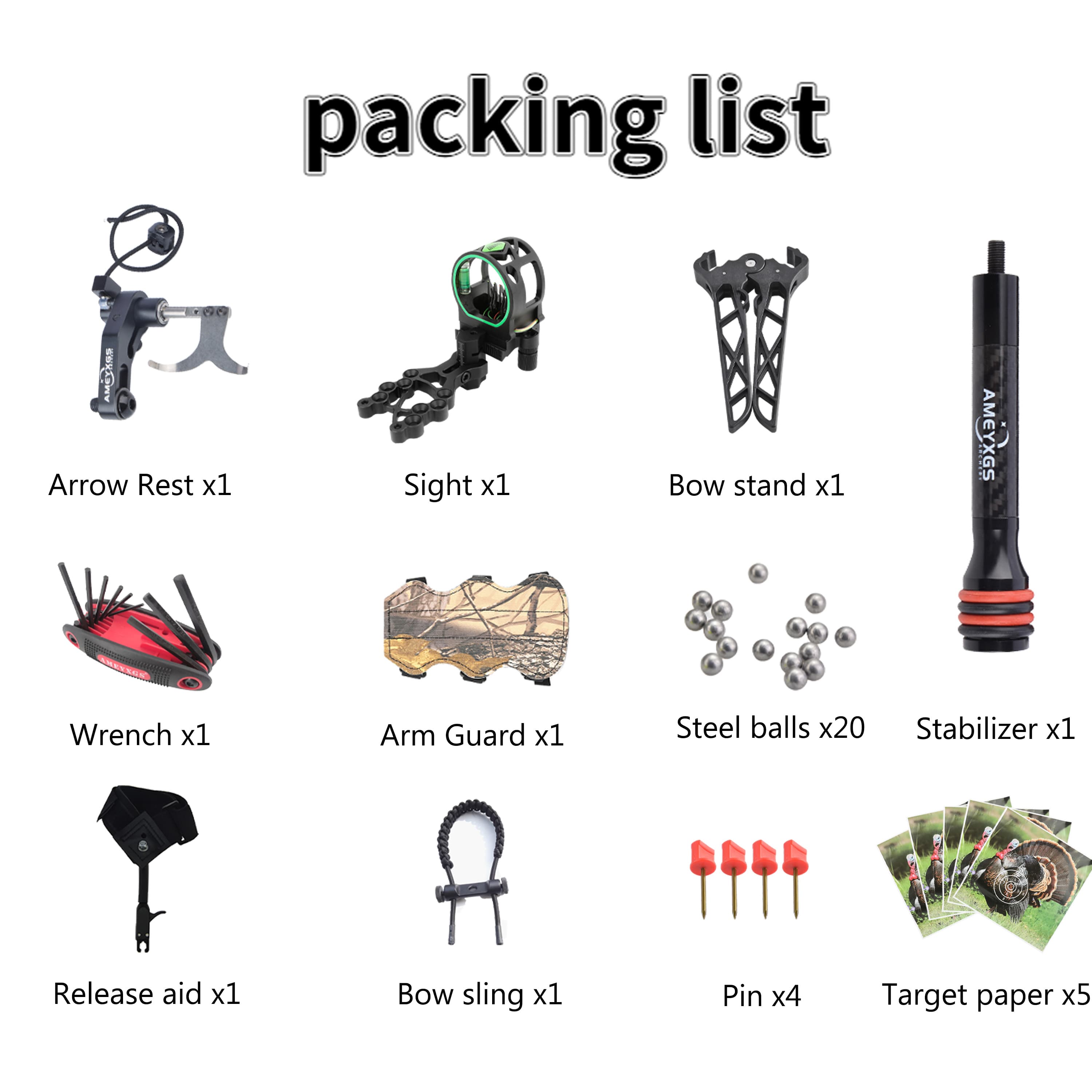 Short Axis Dual-use Compound Hunting Bow 30-70 lbs