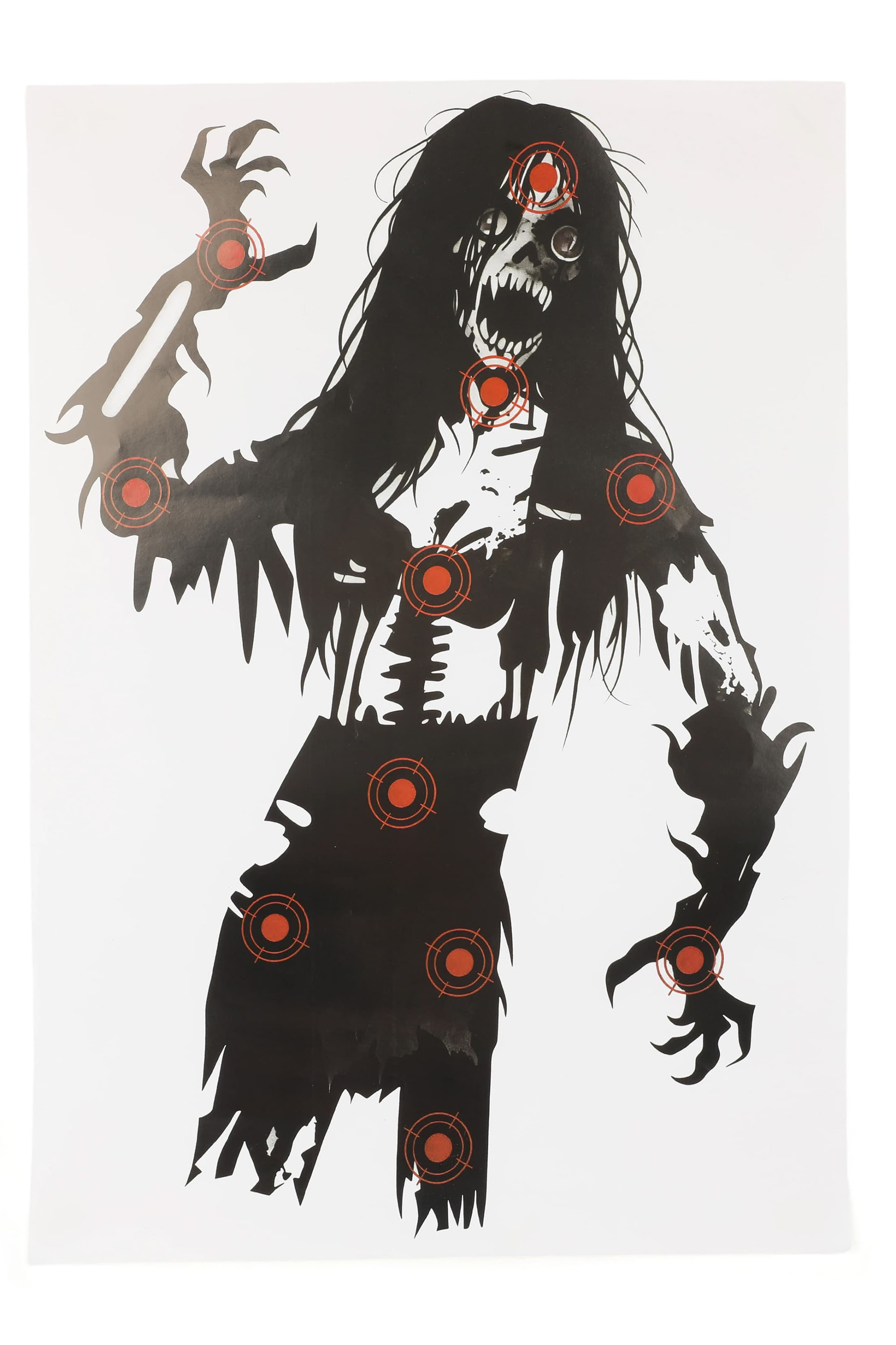 Archery Shooting Paper Targets 45×40cm Tactical Face 10 Pack