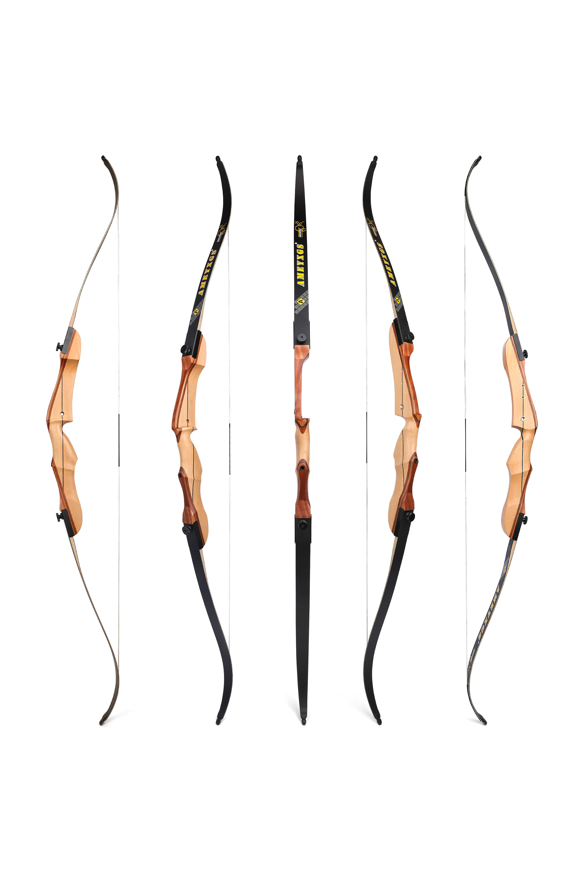  66" Takedown Recurve Bow for Target Hunting Practice 14-24lbs