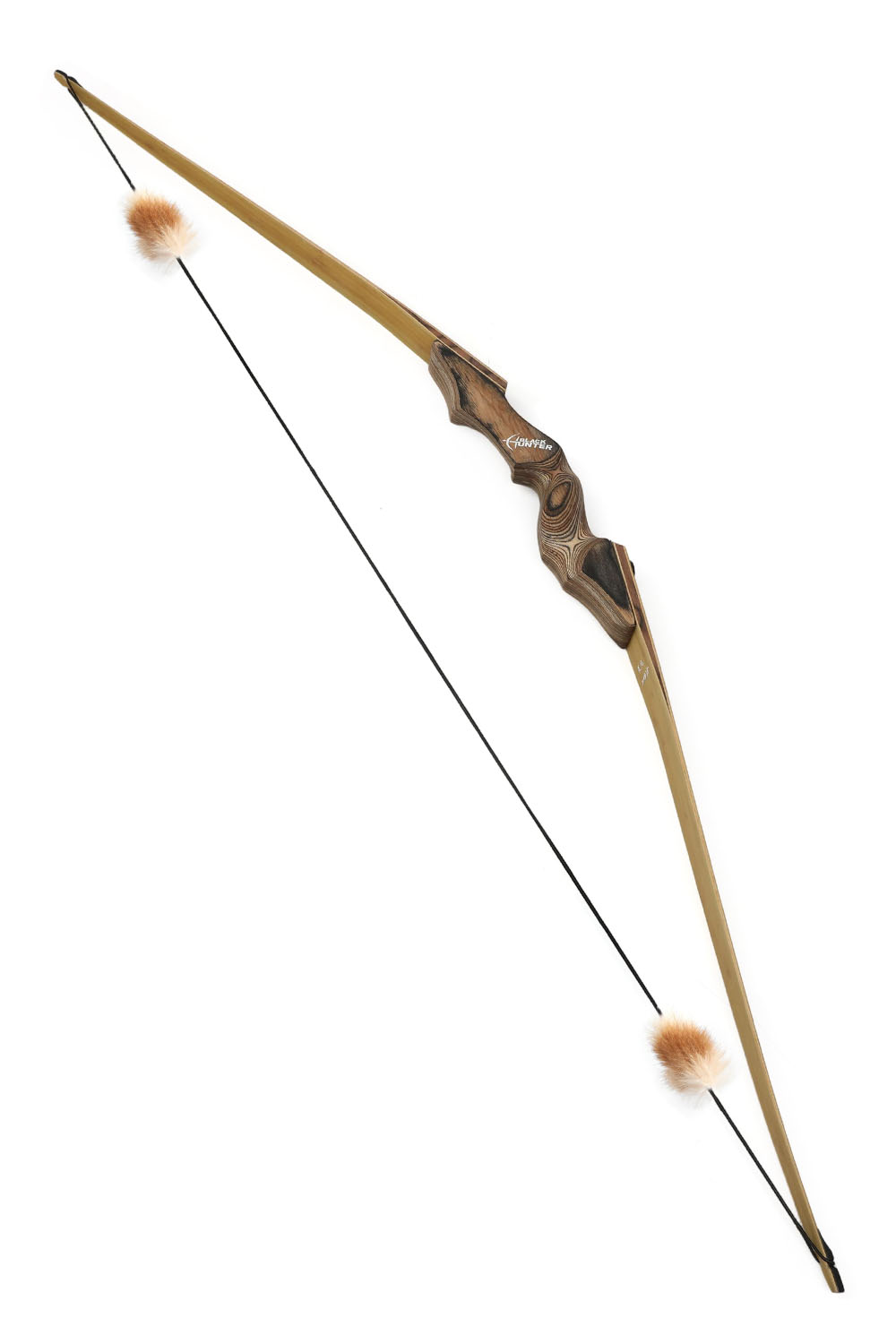 Black Hunter Hunting Traditional Longbow Kit RH LH 20-60Lbs 