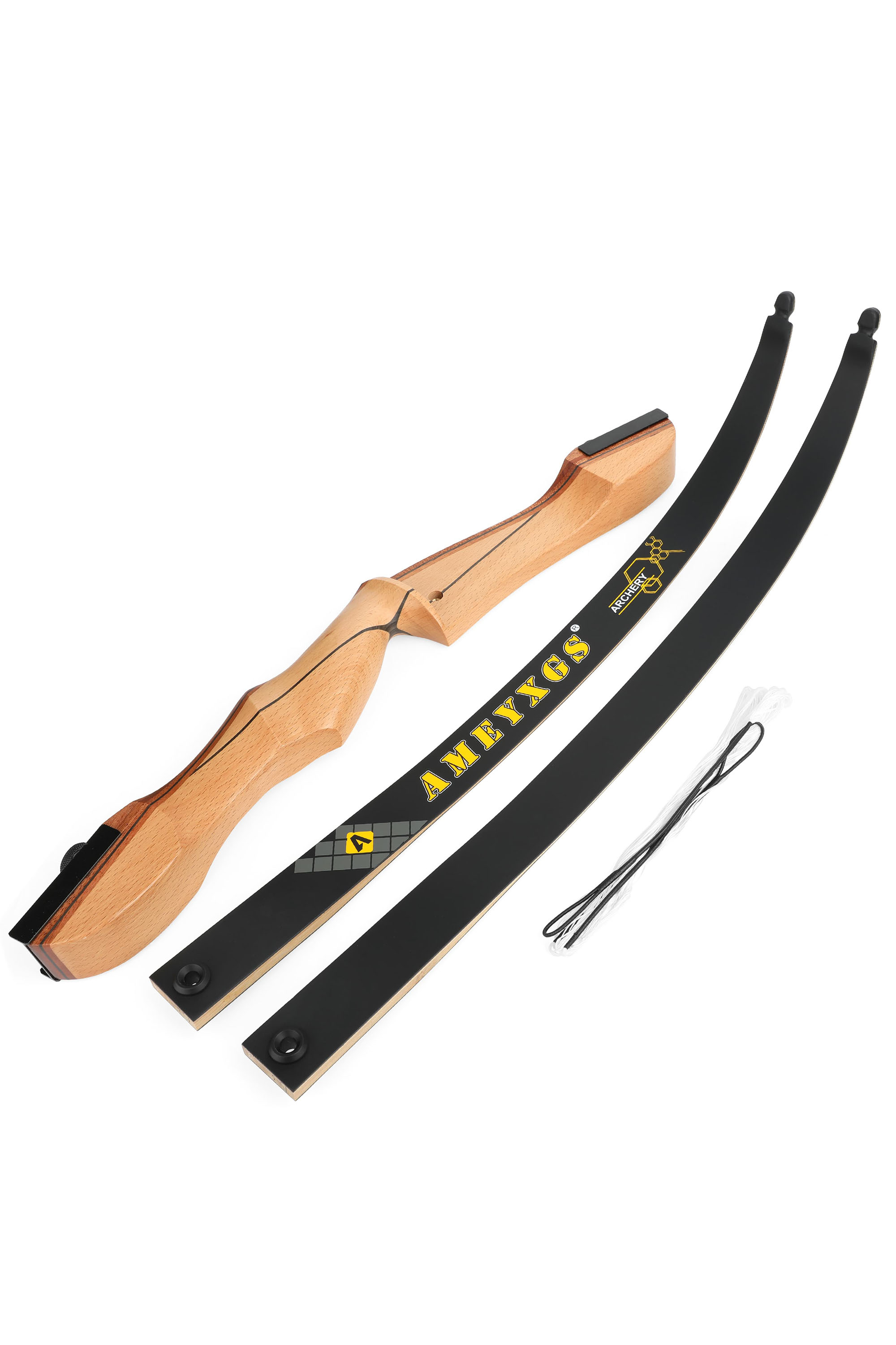  66" Takedown Recurve Bow for Target Hunting Practice 14-24lbs