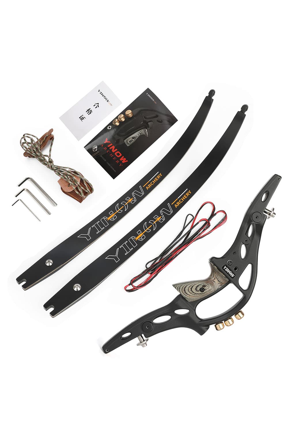 ILF 62" Archery Recurve Bow 19" Riser 20-50lbs Shooting