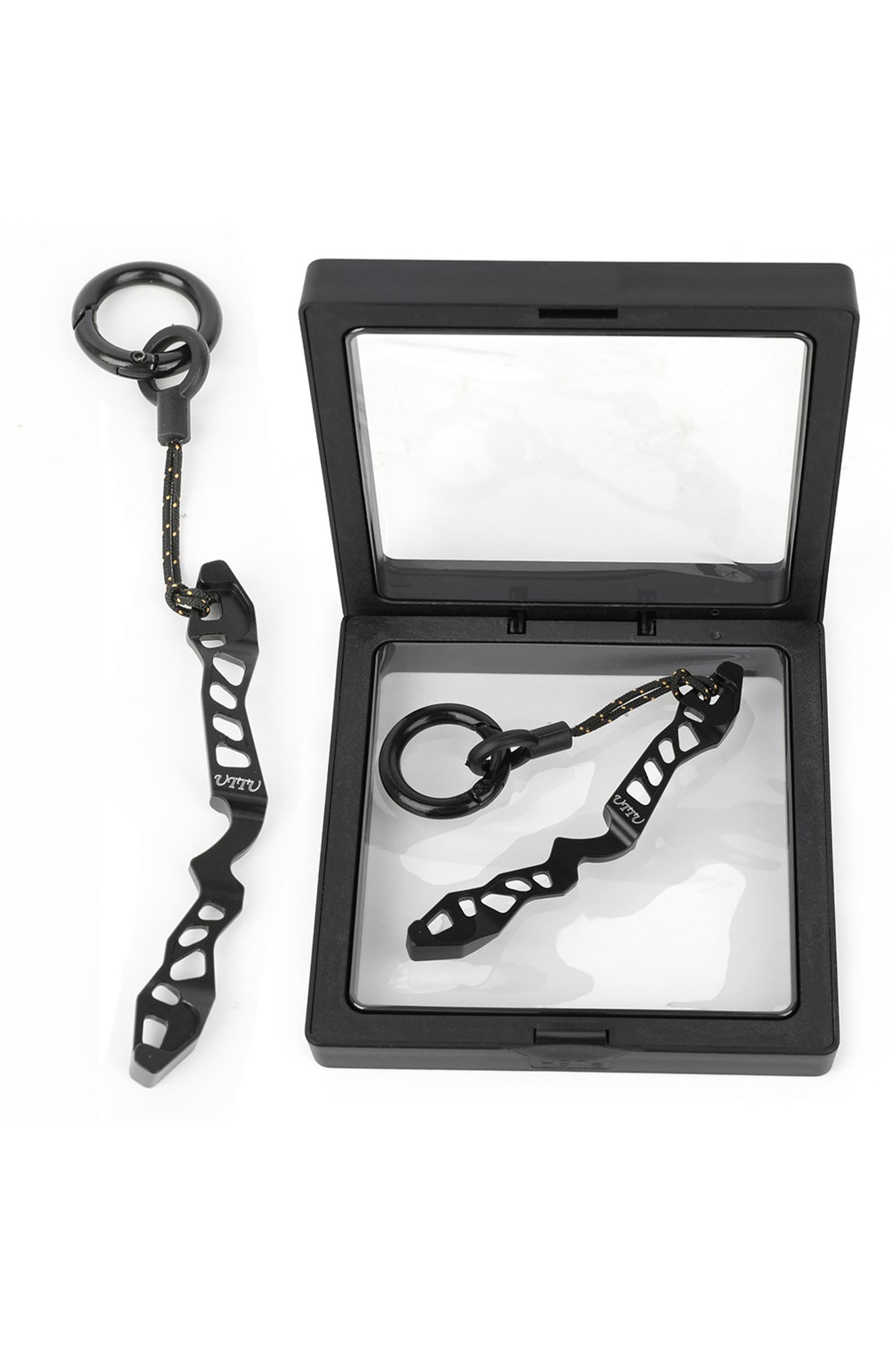 Archery Aluminum Bow Riser Key Chain Target Shooting Gift