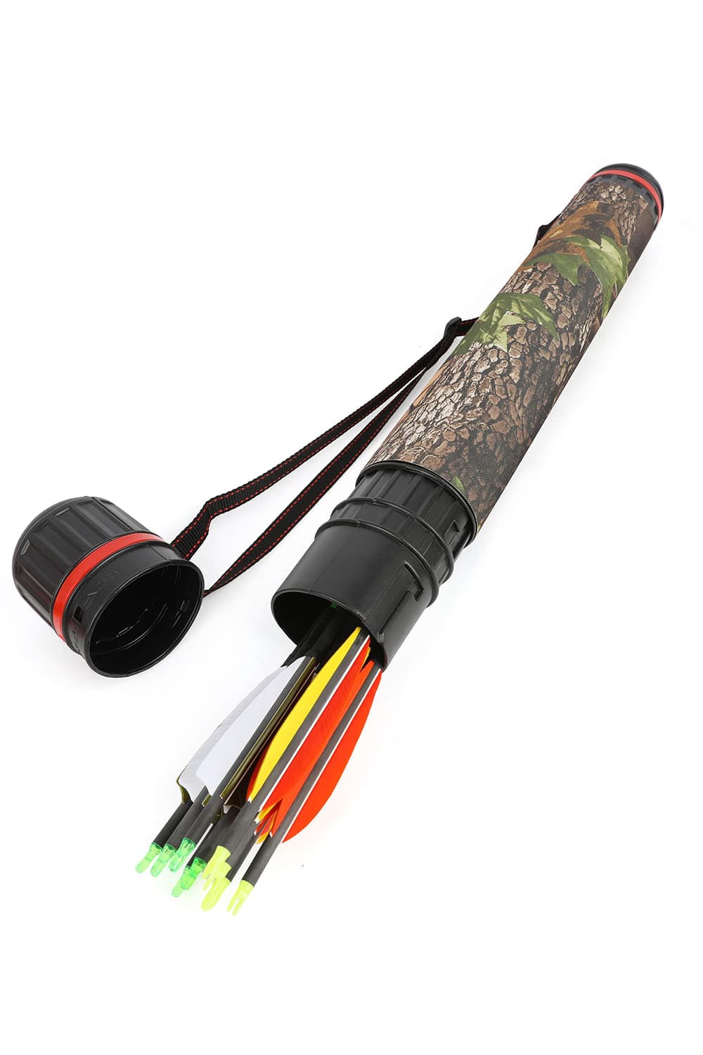 Arrow Quiver Tube 63–105cm Adjustable Shoulder Carry Bag