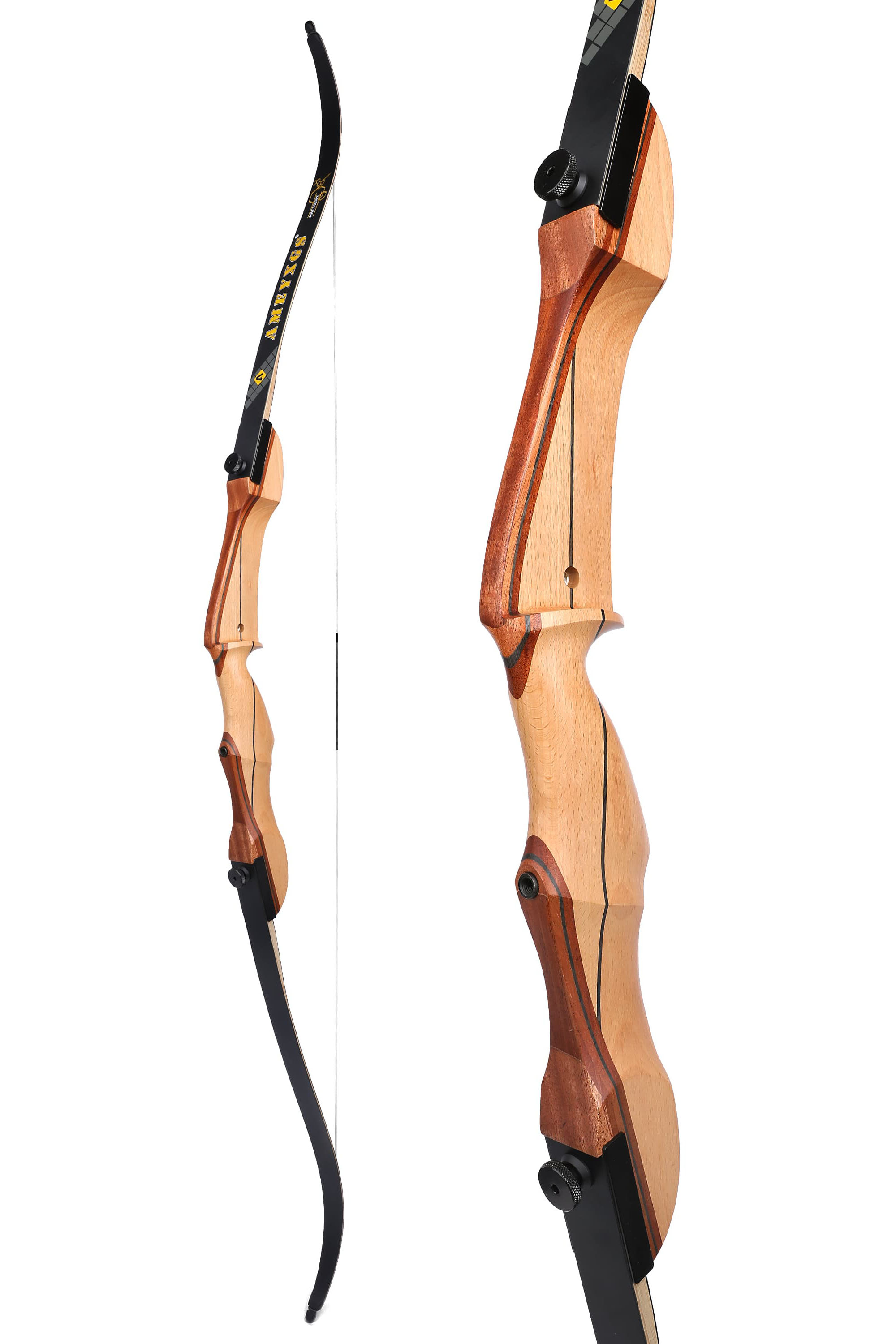  66" Takedown Recurve Bow for Target Hunting Practice 14-24lbs