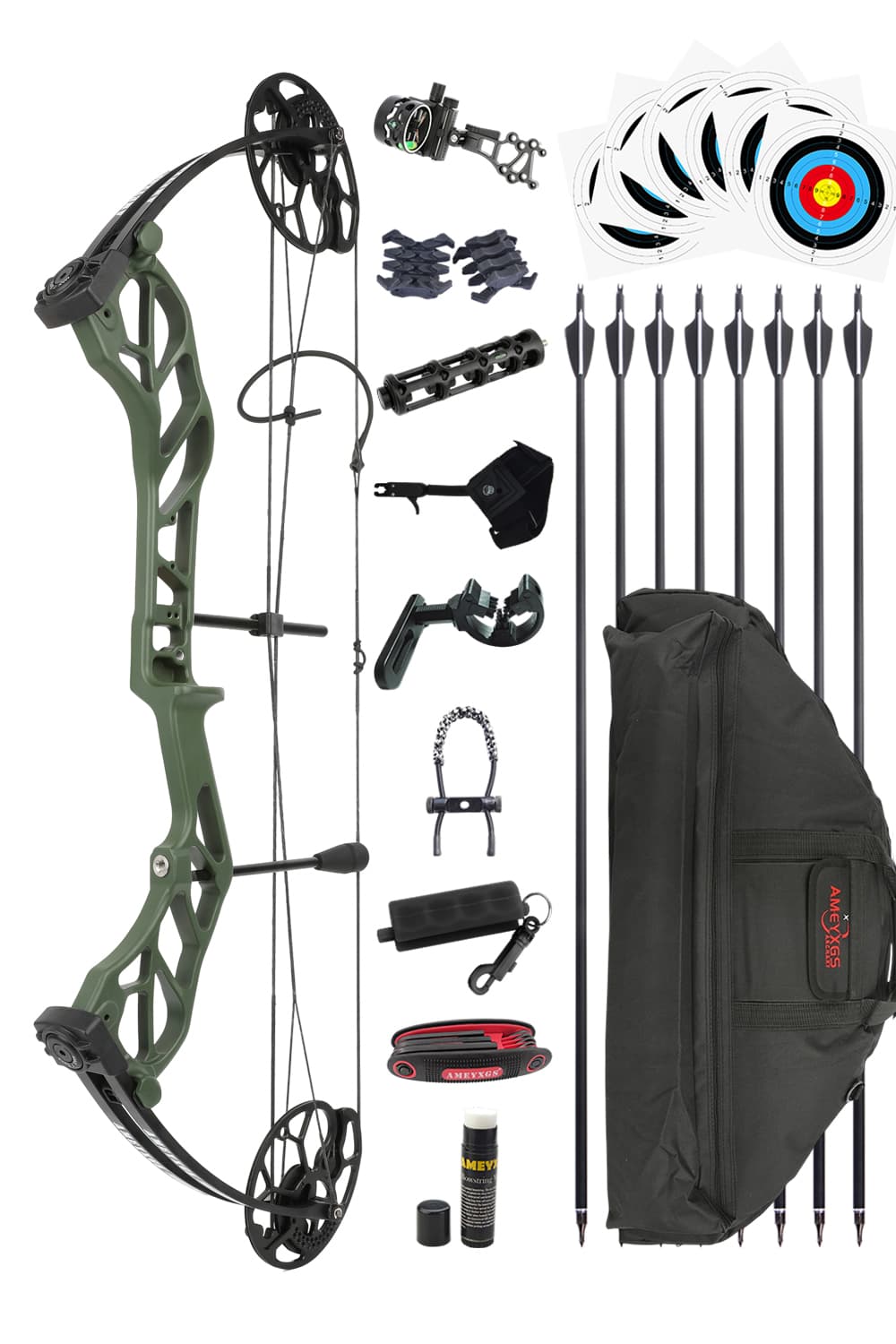 Ameyxgs E8 19-70Lbs Archery Hunting Compound Bow Set-Lokearchery