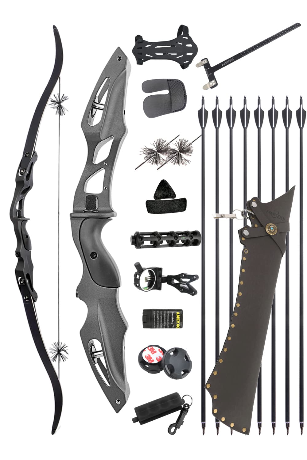 Bosen 62 inch Recurve Bow 20-50Lbs Hunting Bow Set